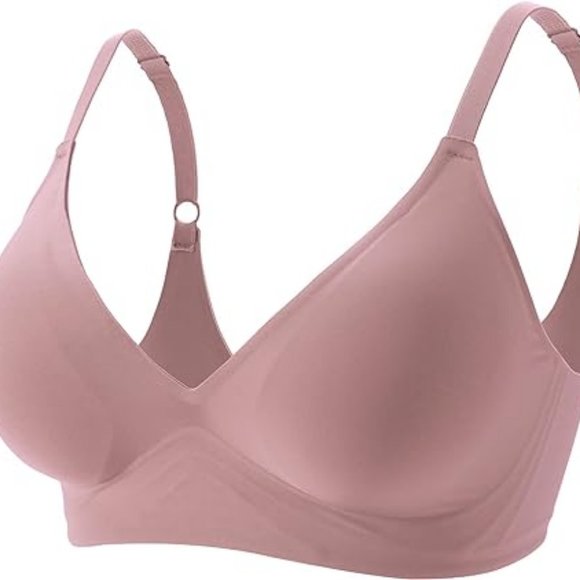 Bali Women's Comfort Revolution Soft Touch Wire-Free Bra - Pink - XLarge - NWT - Picture 6 of 6